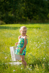 Children's photo shoot in nature