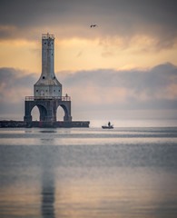 Fisherman and Lighthouse