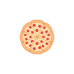 Isolated pizza icon vector design