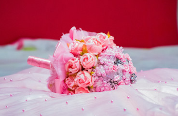 bouquet of pink roses - ramos de rosa rosadas