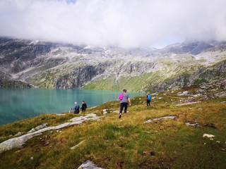Fototapeta premium hiking in the mountains