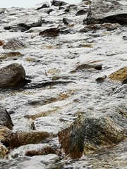 rocks in water