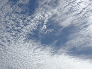 blue sky with clouds
