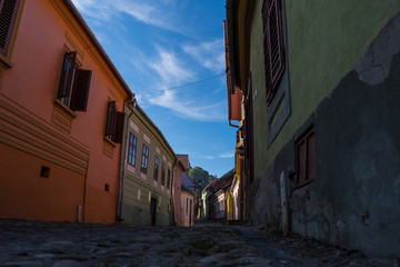 Altstadt Gasse im Rumänien 