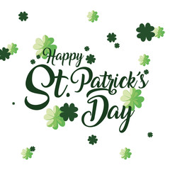 Happy saint patricks day vector design