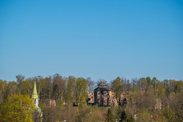 Naklejka premium castle panorama view