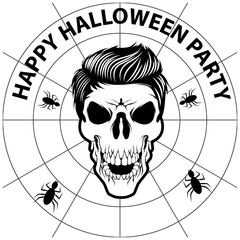 happy halloween symbol vector image