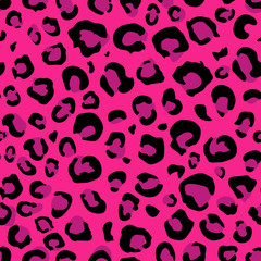 Leopard pink skin pattern