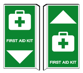 First Aid Kit Symbol Sign, Vector Illustration, Isolate On White Background Label. EPS10