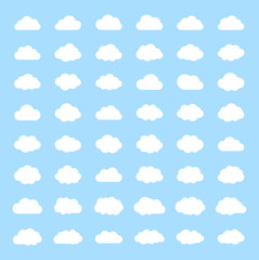 Cloud shapes set
