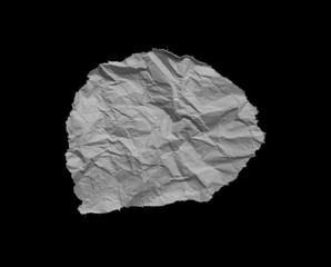 Ripped paper on black background, space for advertising copy.