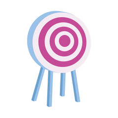 target icon, flat design