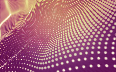 Abstract background. Molecules technology with polygonal shapes, connecting dots and lines....
