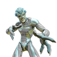 alien warrior hip hop pose