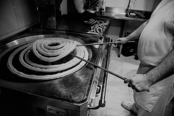 fried spanish porras