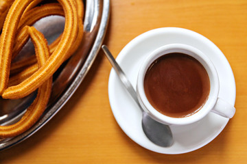 chocolate and churros