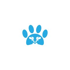 Fototapeta na wymiar Pet logo template vector icon design