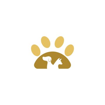 Pet logo template vector icon design