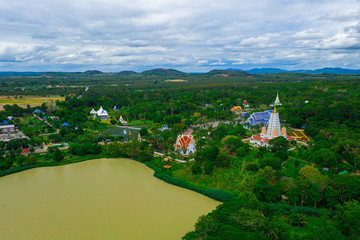 Fototapeta na wymiar Wat Yan Sang Wararam Woramahawihan temple, Chonburi Province, Thailand