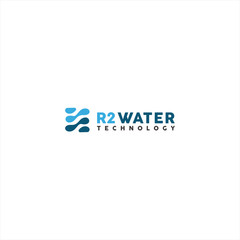 abstract square water logo Template Design
