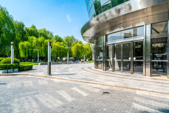 Concept of urban construction office in construction business district