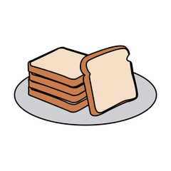 loaf icons icon, colorful design