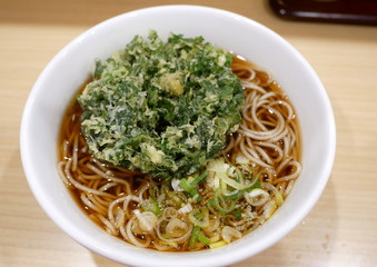 春菊天そば