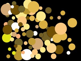 Luxury festive abstract circles.