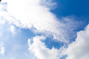 Blue sky and white clouds