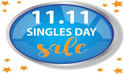 National Singles Day Sale Sign