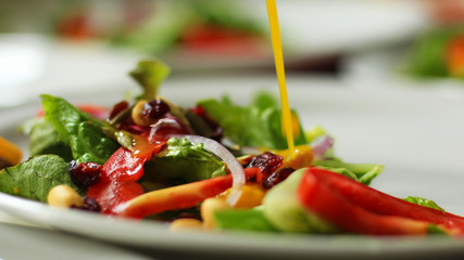 Ensalada con aderezo