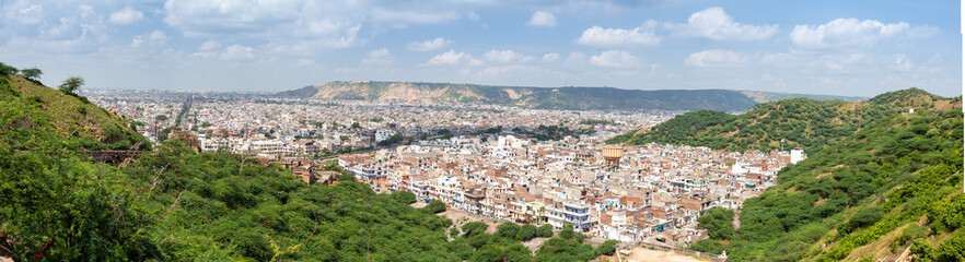 Fototapeta na wymiar India Jaipur panorama