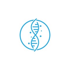 DNA logo vector