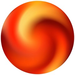 Abstract colorful round background.