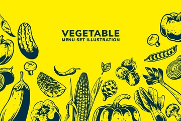 vegetable menu set