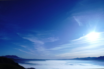 美しい阿蘇山の雲海