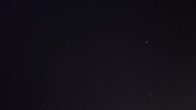 Time lapse of stars in the night  sky in 4 K