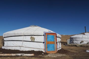 Mongolian Ger in Olkhon region