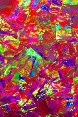 This is a photograph of a Holographic Abstract Shiny Background