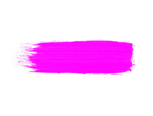 Pink paint line texture. Pink smear brush