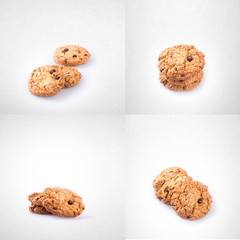 Cookies or Chocolate chips cookies with concept design.