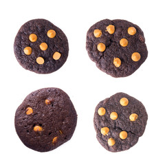 Cookies or Chocolate chips cookies with concept design.