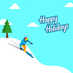 Fototapeta premium winter, snow, blue, background, christmas, holiday, season, xmas, cold, sky, nature, white, landscape, new, frost, beautiful, light, ice, decoration, snowfall, december, design, merry, snowy, forest, 