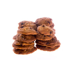 Cookies or Chocolate chips cookies with concept design.