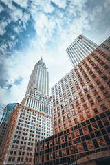Fototapeta na wymiar Empire State Building is an Art Deco skyscraper in Midtown Manhattan, New York City.