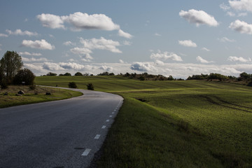 Fototapeta na wymiar Landscape in Skåne