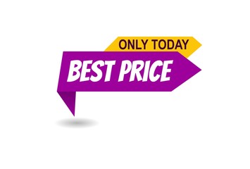 Best pricing tag badge design.store discount banner card isolated vector design