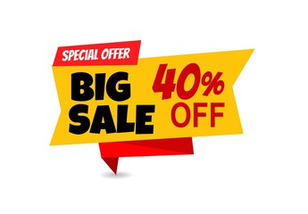 big sale pricing tag badge design.store discount banner card isolated vector design
