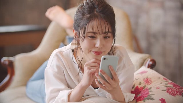 スマートフォン・女性