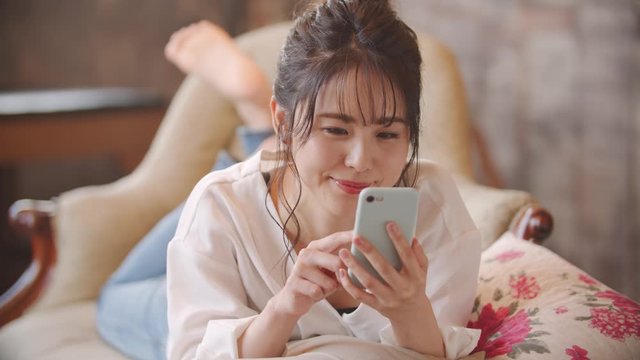 スマートフォン・女性